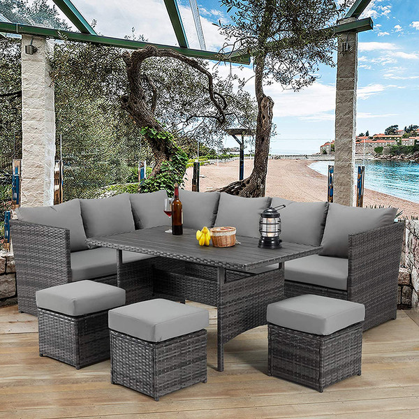 7 seater 2025 rattan sofa set