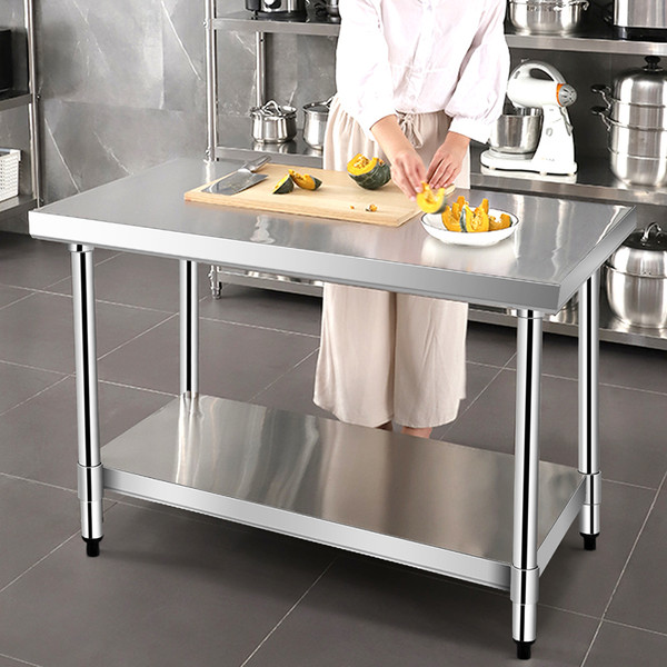 Stainless steel food prep table best sale