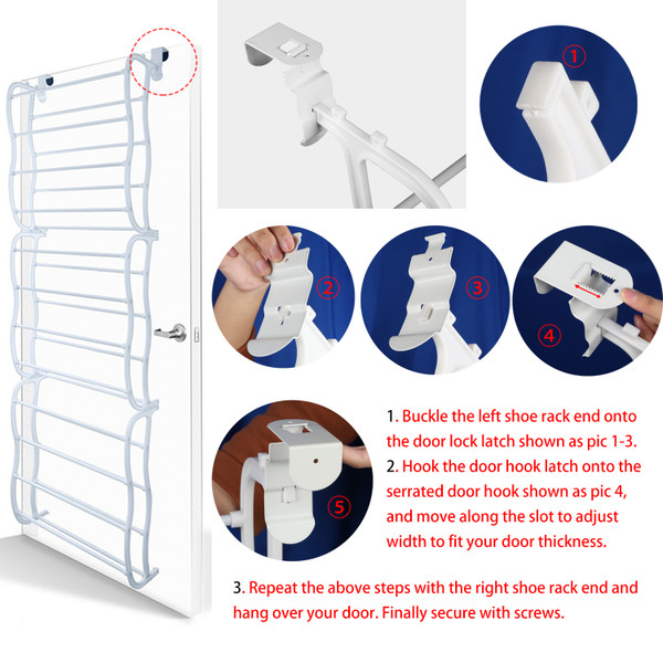 Over-the-Door Shoe Rack product image