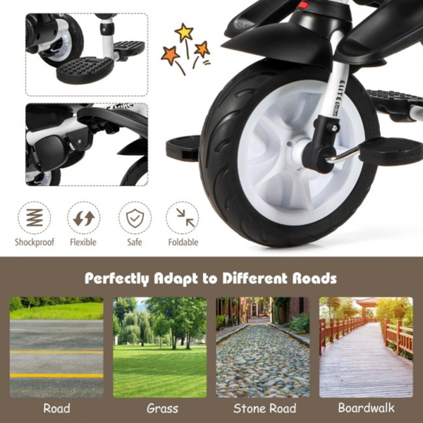 6-in-1 Kids' Baby Stroller Tricycle product image