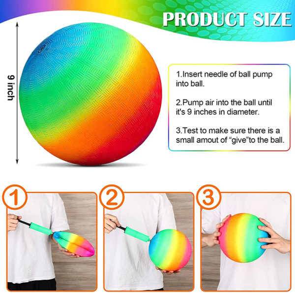 Waloo Rainbow Playground 9-inch Super Bounce Ball product image