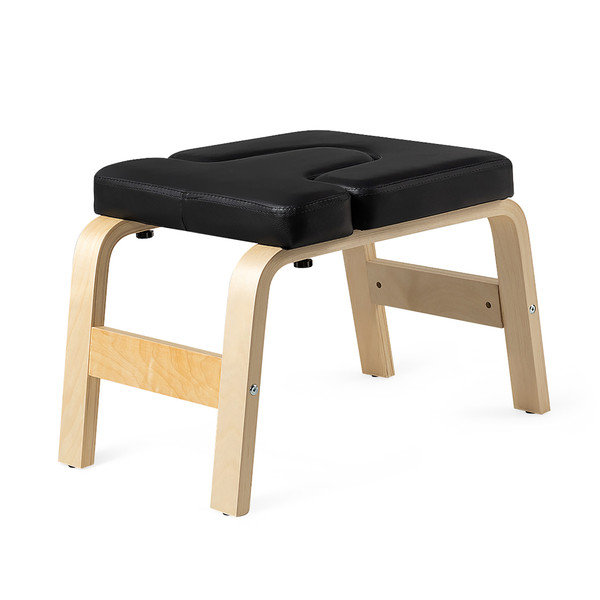 Yoga Headstand Wood Stool with PVC Pads product image