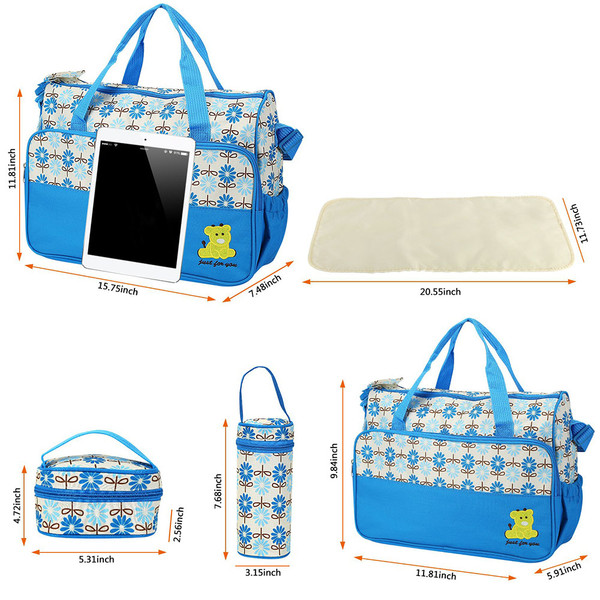 5-Piece Baby Diaper Bag Set product image