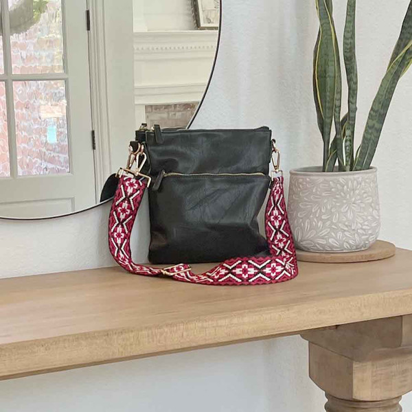 Chloe Vegan Leather Crossbody Bag (Choose Your Strap) product image