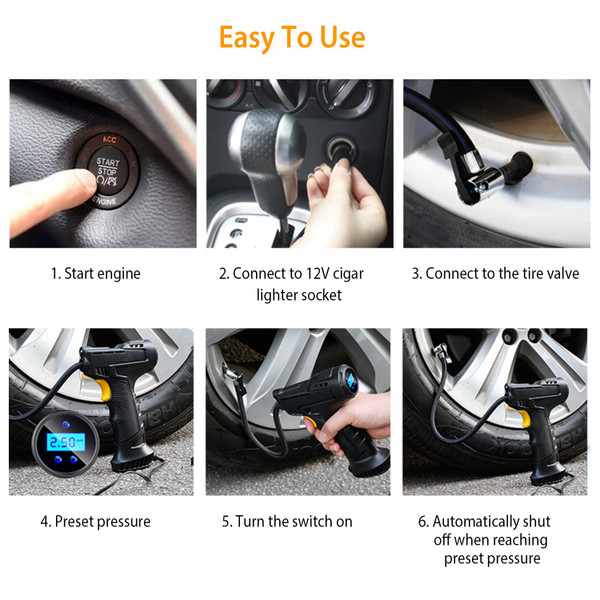 Portable Car Tire Inflator product image