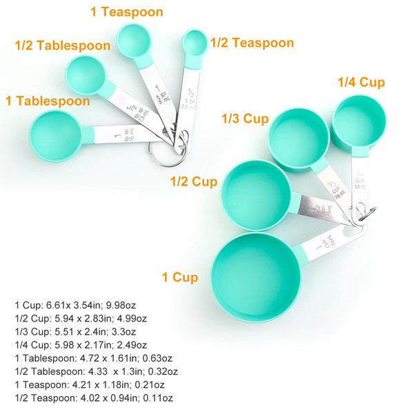 8-Piece Measuring Cups & Spoons Set product image