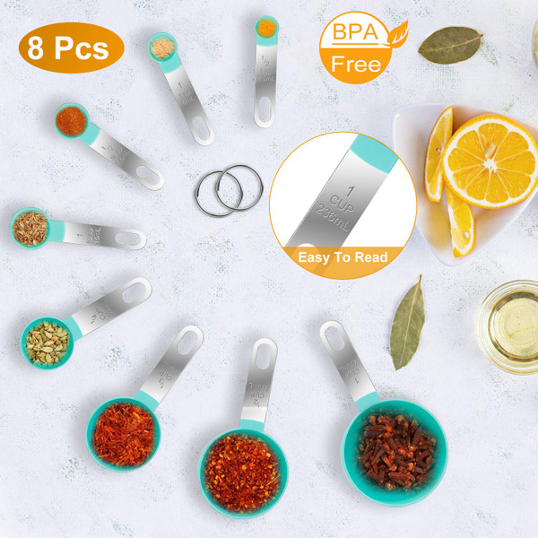 8-Piece Measuring Cups & Spoons Set product image