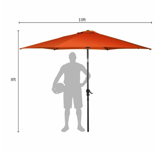 Market Steel 10-Foot Tilt Patio Umbrella product image