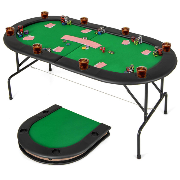 Foldable 8-Player Poker Table product image