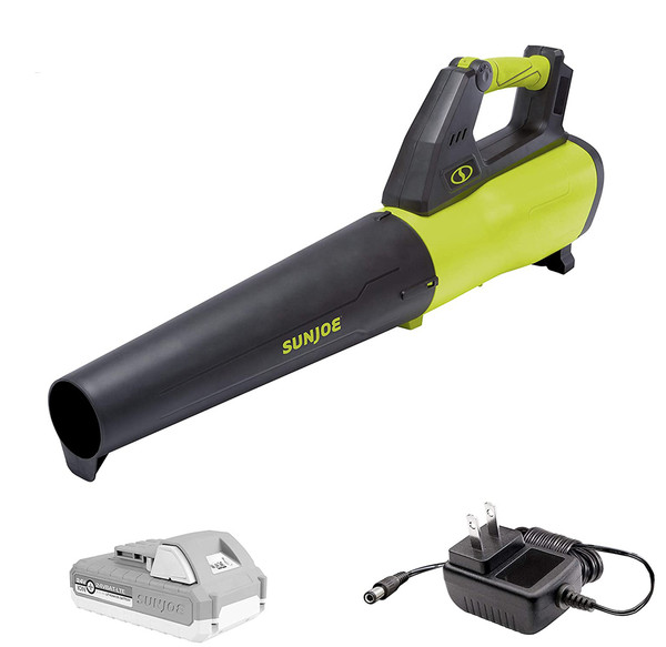 Sun Joe iON+ Cordless Turbine Jet Blower with Battery and Charger product image