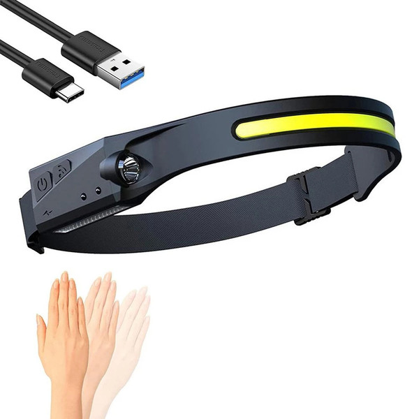 2-in-1 Headlamp with XPE-LED Bulb and COB Light Band product image