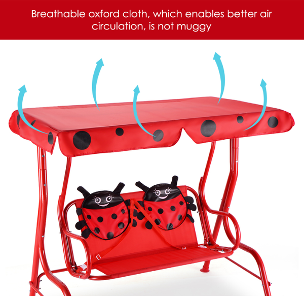 Red Ladybug Kids' Patio Swing product image