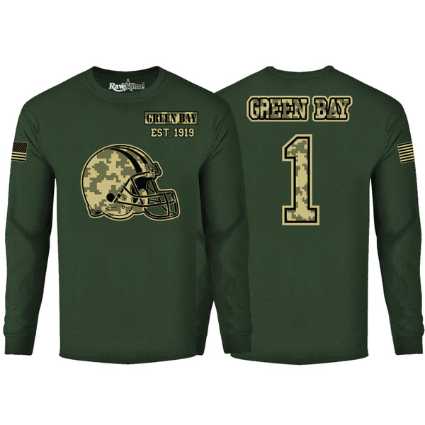 Men's Ultimate Camo Football Long Sleeve Shirt product image