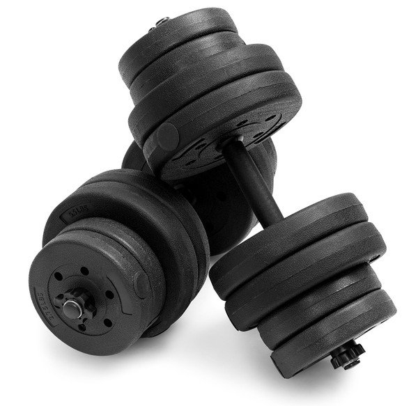 Adjustable Plate 66-Pound Dumbbell Set product image