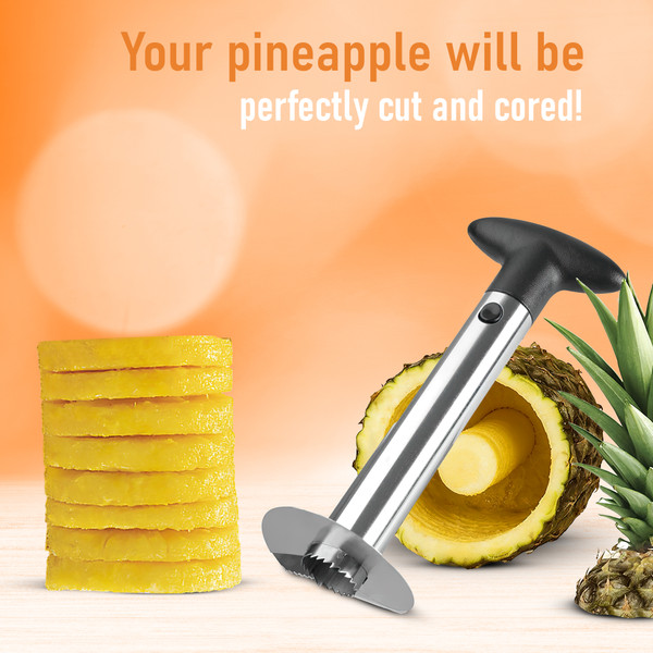 Cheer Collection® Pineapple Corer and Slicer Tool with Non-Slip Handle product image