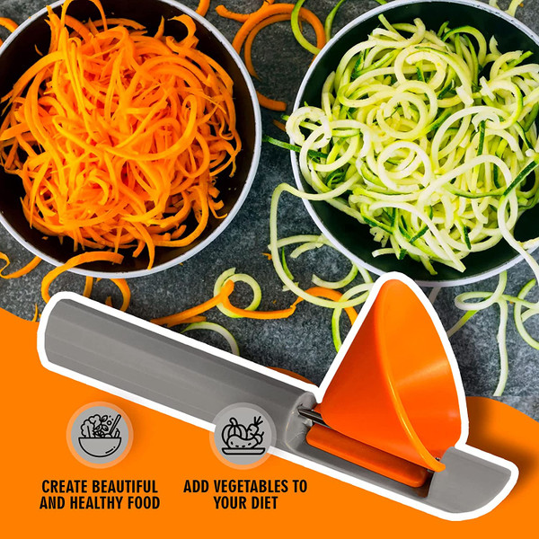 Cheer Collection® Vegetable Peeler and Spiralizer product image