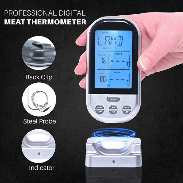 Cheer Collection® Wireless Digital Food Thermometer product image