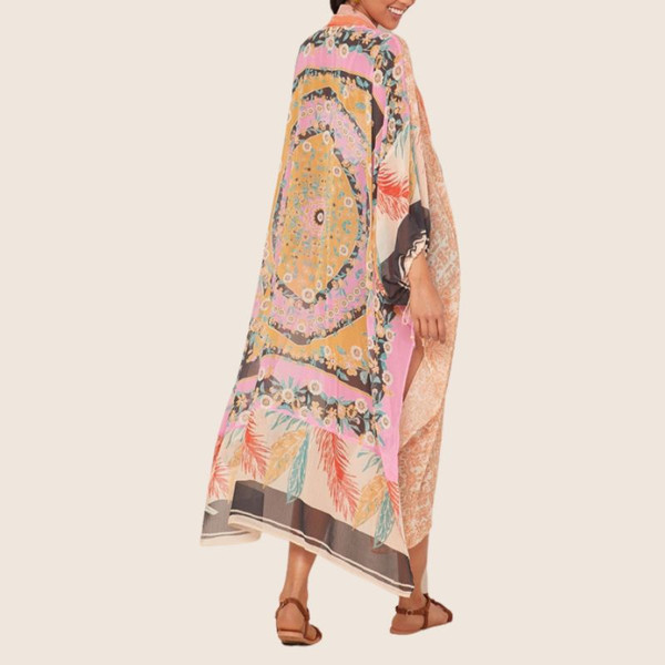 Bohemian Puff Sleeve Kimono Pick Your Plum