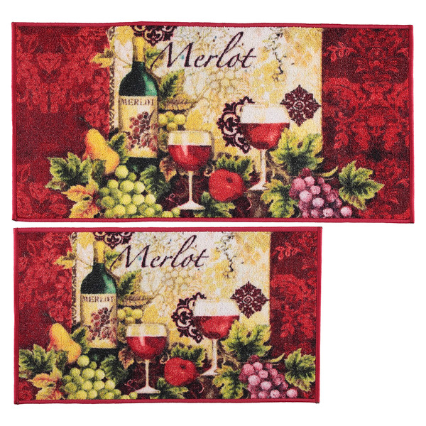 Non-Slip Rugs for Kitchen or Entryway (Set of 2) product image