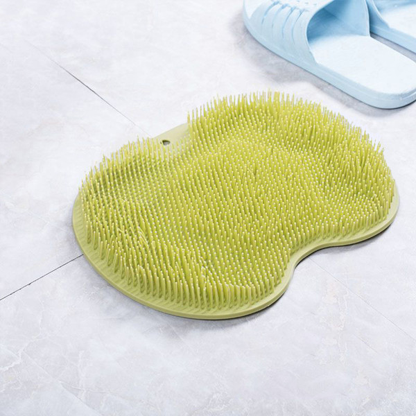 Silicone Back and Foot Shower Scrubber Mat with Suction Cups product image