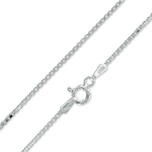 Solid 925 Sterling Silver 1.5mm Italian Box Chain product image