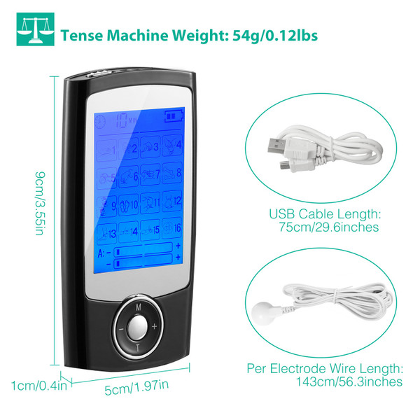 16-Mode Impulse Massager TENS  Unit Muscle Stimulator product image