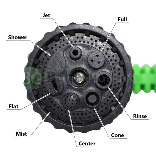 Adjustable Garden Hose Water Nozzle with 7-Spray Patterns product image