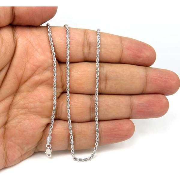 3mm Solid .925 Sterling Silver Rope Chain product image