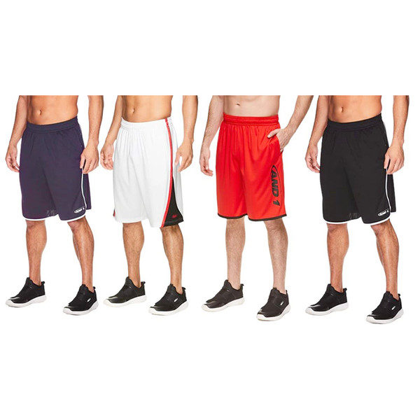 AND1® Men's Active Athletic Performance Shorts (4-Pack) product image