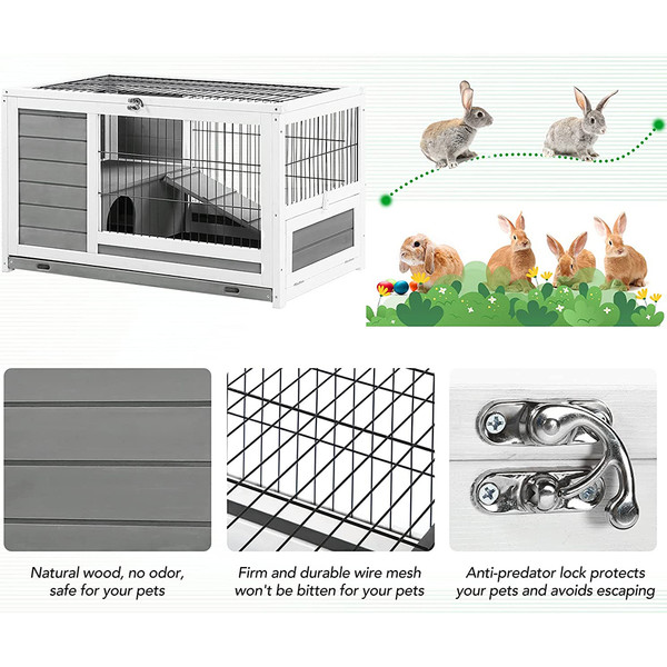 Indoor/Outdoor 35.4" Small Pet Hutch product image