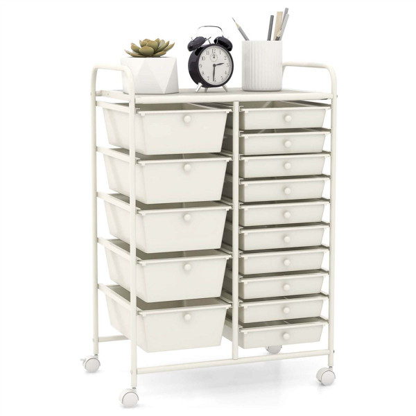 Rolling 15-Drawer Storage Cart product image