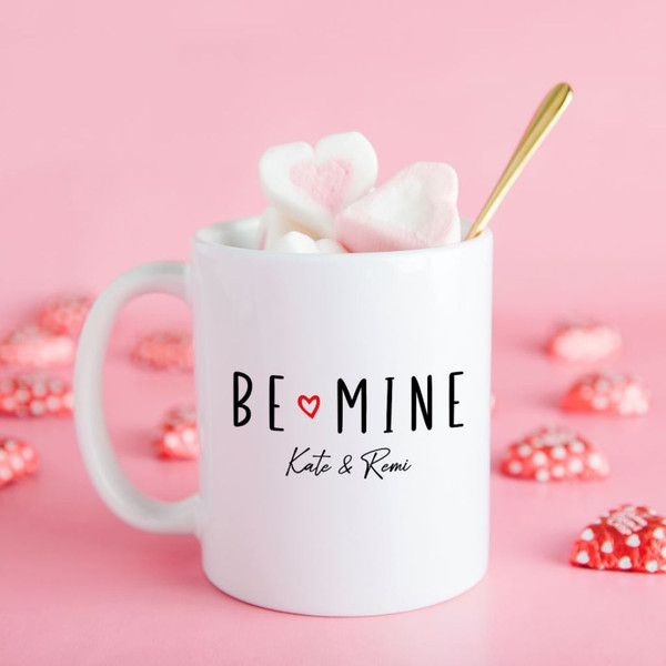 Personalized Valentine's Day Love-Themed 11-Ounce Mugs product image
