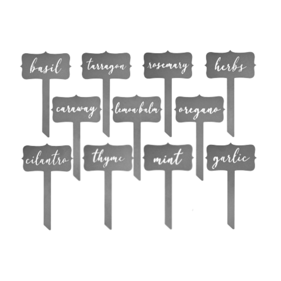Window Garden Markers Herb Plant Identification Stakes (Choose 5) product image