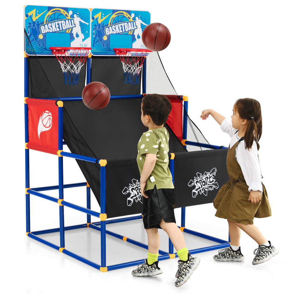 Kids' Dual Shot Basketball Arcade Game with 4 Balls & Pump product image