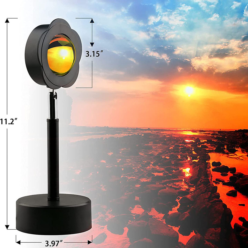 USB Charging LED Sunset Projection Lamp product image