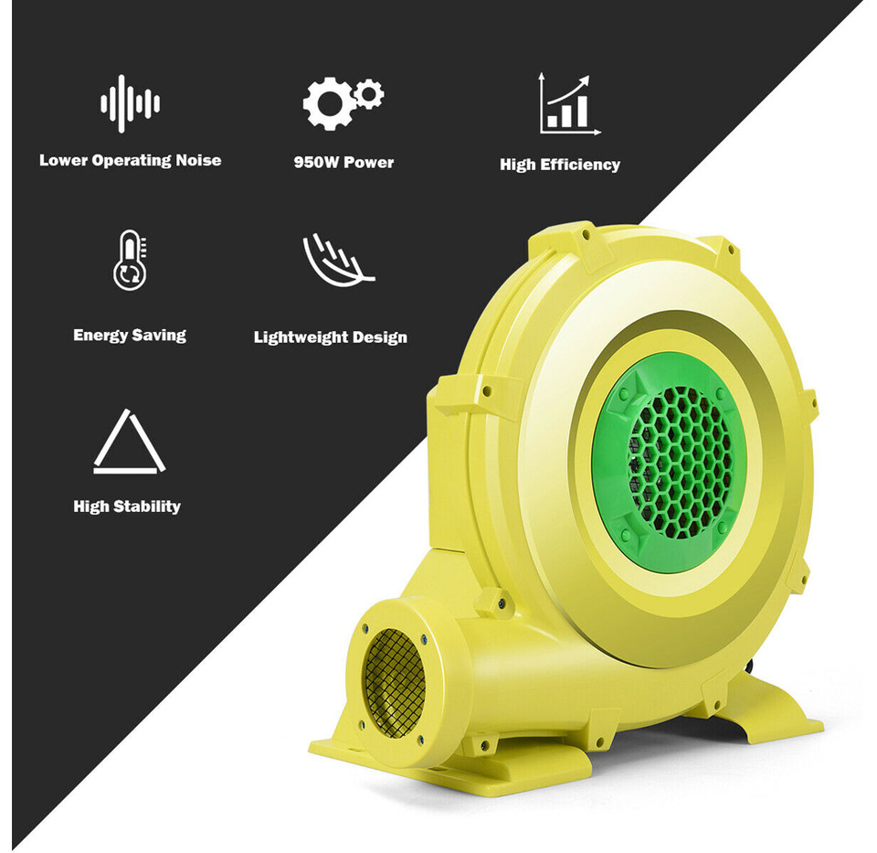 950 Watt 1.25HP Inflatable Bounce House Air Blower product image