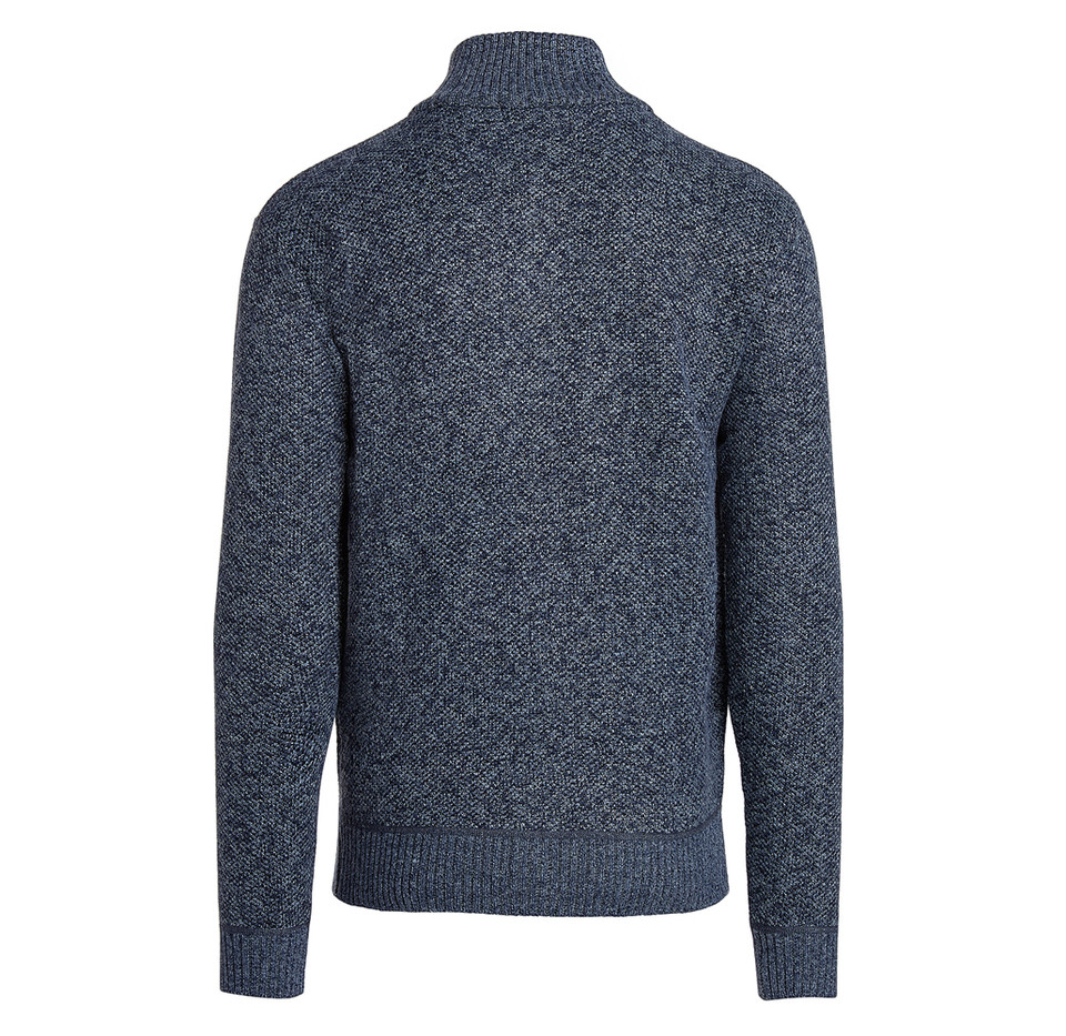 Men's Casual Fleece Lined Full-Zip Sweater Jacket product image