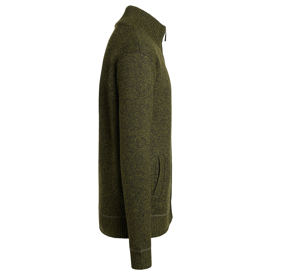 Men's Casual Fleece Lined Full-Zip Sweater Jacket product image