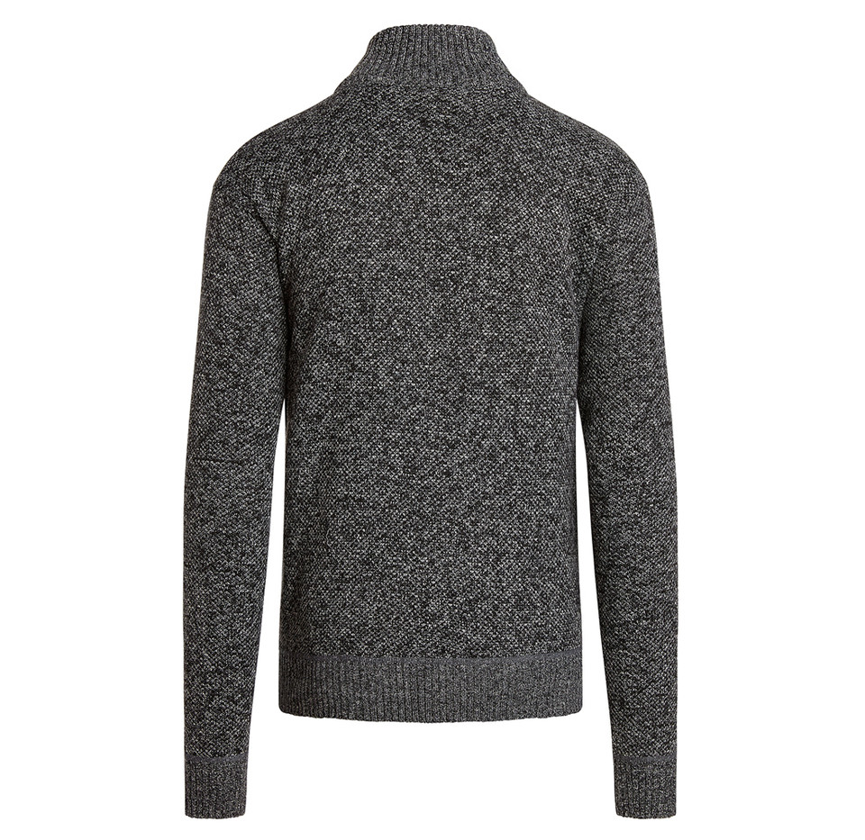 Men's Casual Fleece Lined Full-Zip Sweater Jacket product image