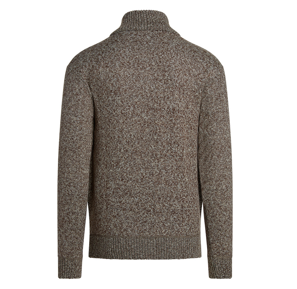 Men's Casual Fleece Lined Full-Zip Sweater Jacket product image