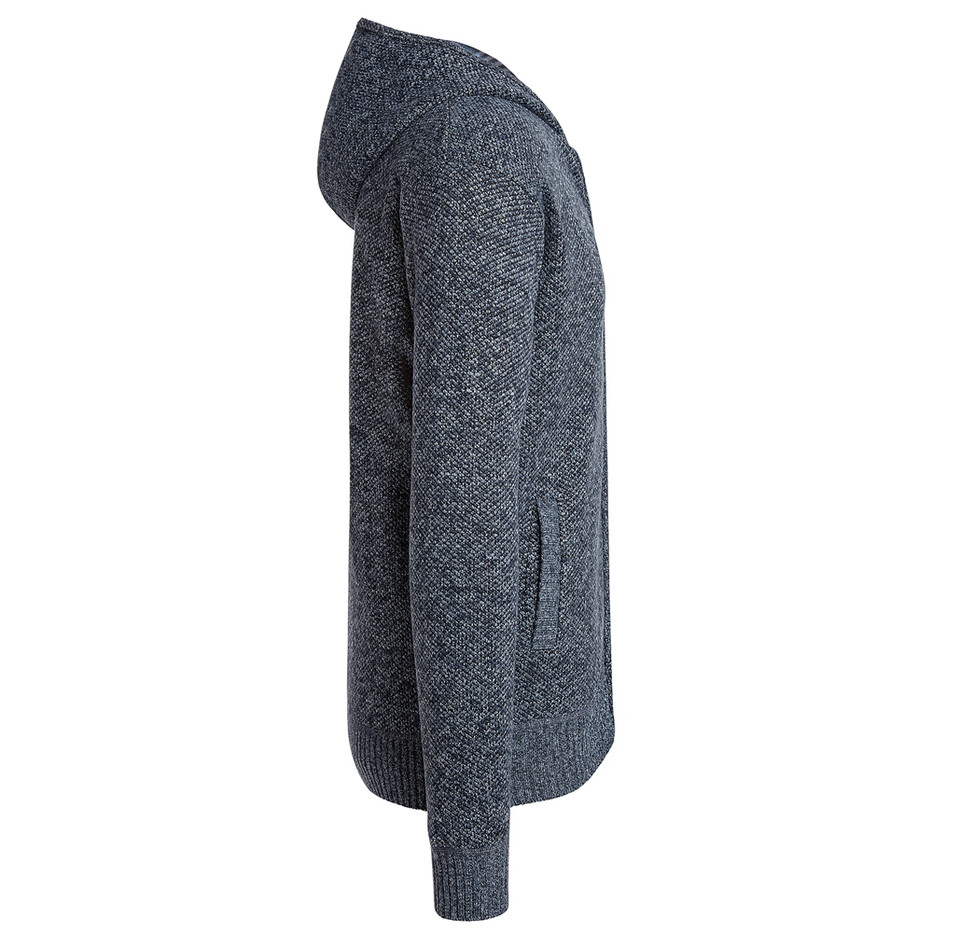 Men’s Casual Fleece Lined Sweater Jacket with Hoodie product image
