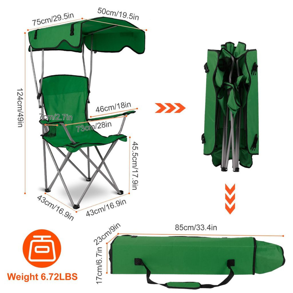  Foldable Beach Canopy Chair product image