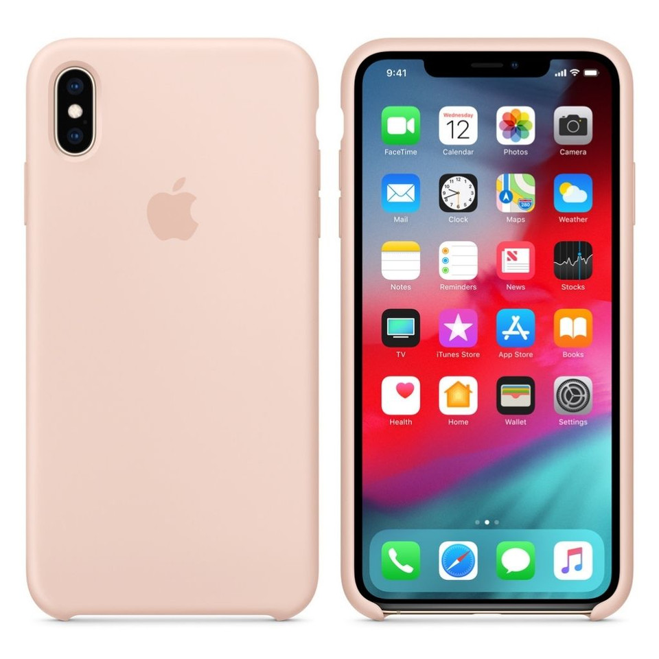 Apple® iPhone XS Max Pink Sand Silicone Case product image