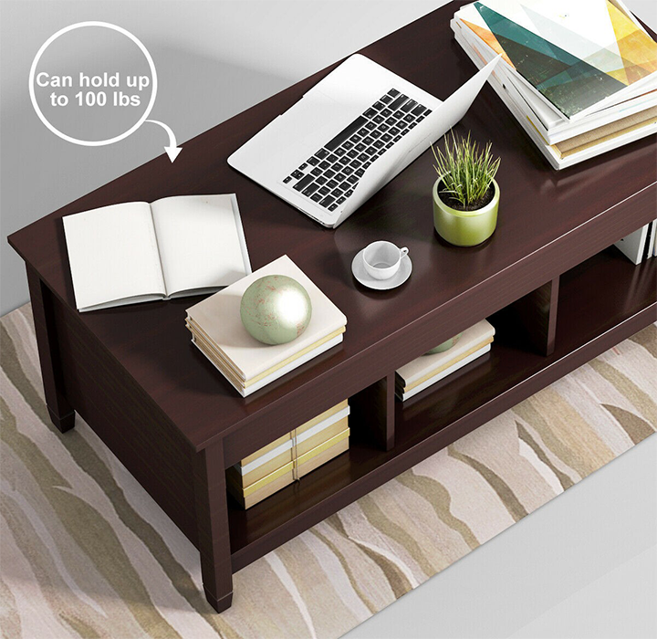 Lift-Top Hidden Compartment Coffee Table product image