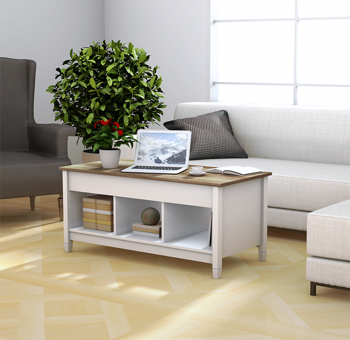 Lift-Top Hidden Compartment Coffee Table product image