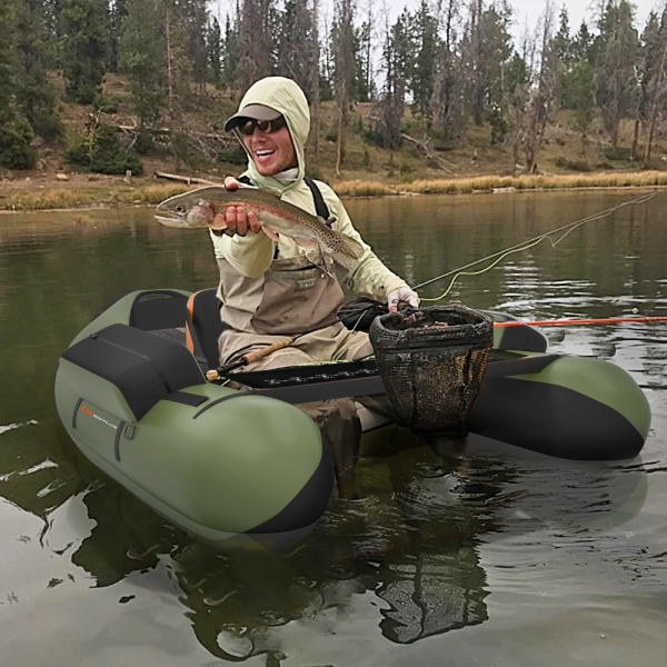 Inflatable Fishing Float Tube with Pump product image