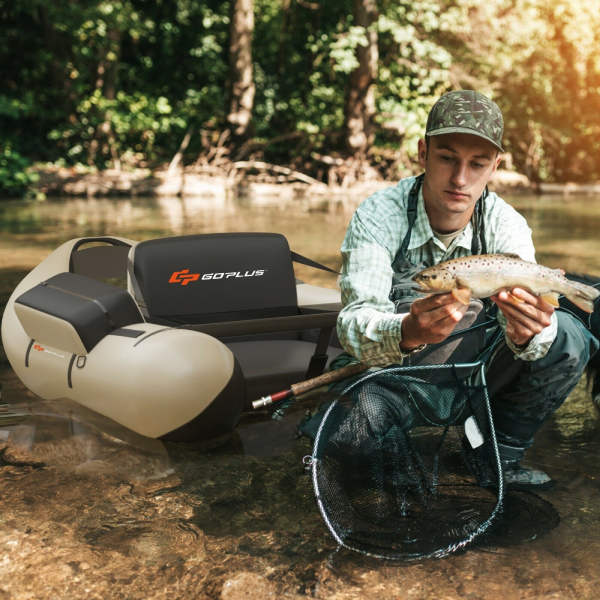 Inflatable Fishing Float Tube with Pump product image