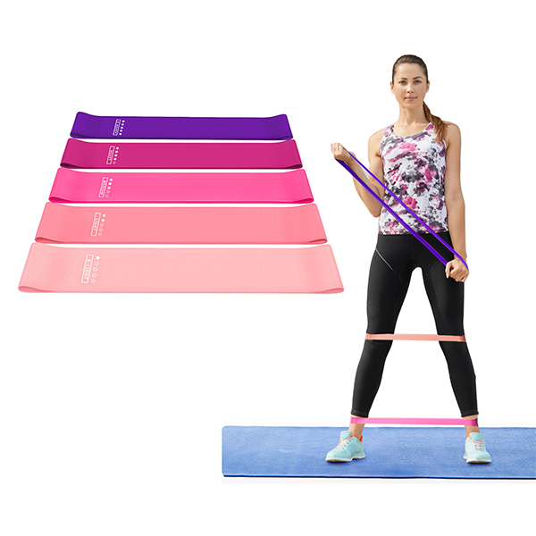 Precision Workout Yoga Fitness Exercise Bands (Set of 5) product image