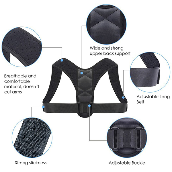 Adjustable Back Support & Posture Corrector product image