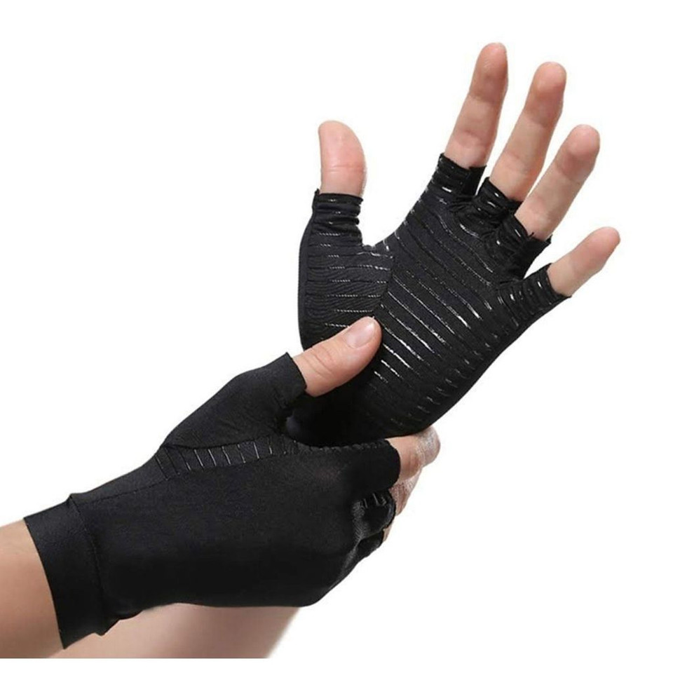 Copper-Infused Therapeutic Compression Gloves product image